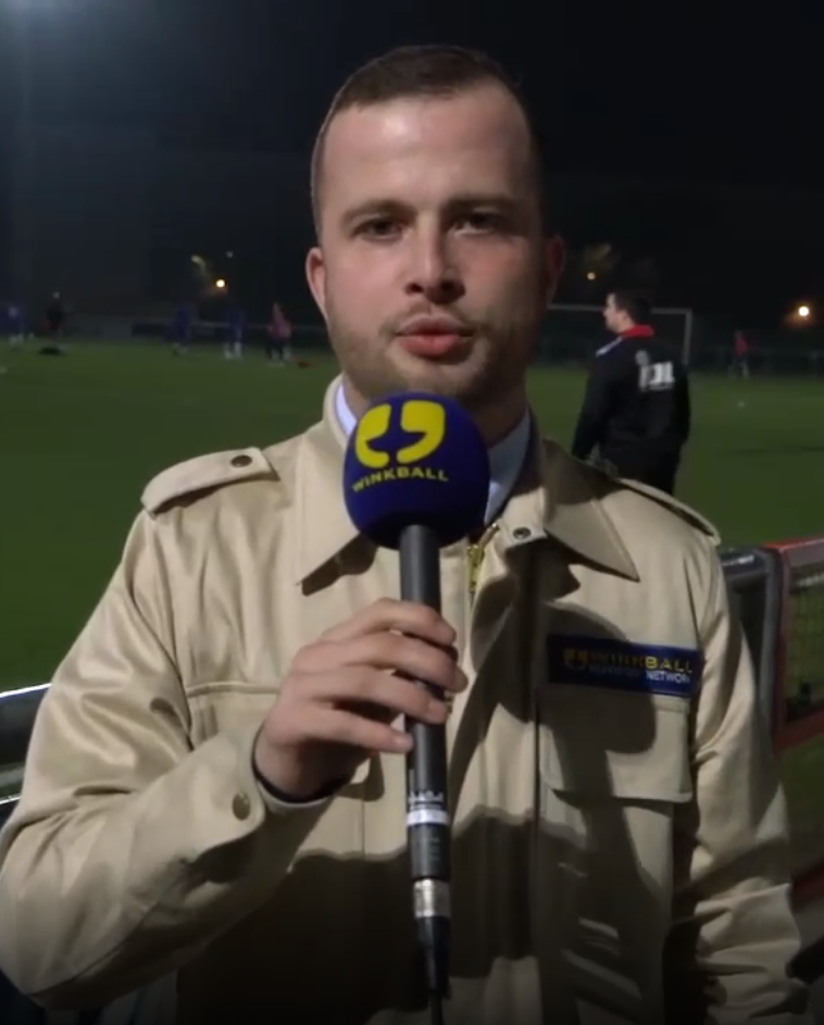 A WinkBall reporter at a film festival